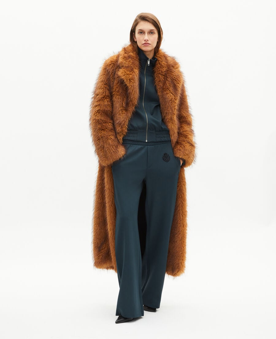 The Kooples F FOREST dark green zip-up sweatshirt