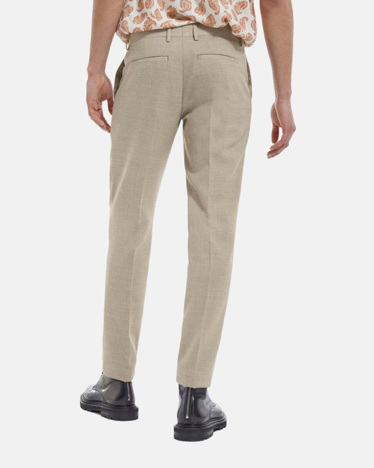 The Kooples MEN BEIGE beige wool suit pants