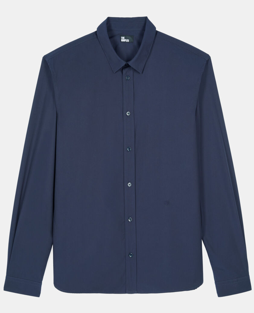 The Kooples HOMBRE NAVY camisa popelina azul marino