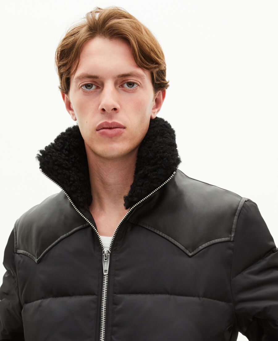 The Kooples HERREN BLACK schwarze daunenjacke