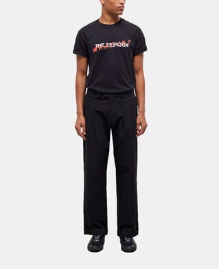 The Kooples H BLACK wide-leg black pants
