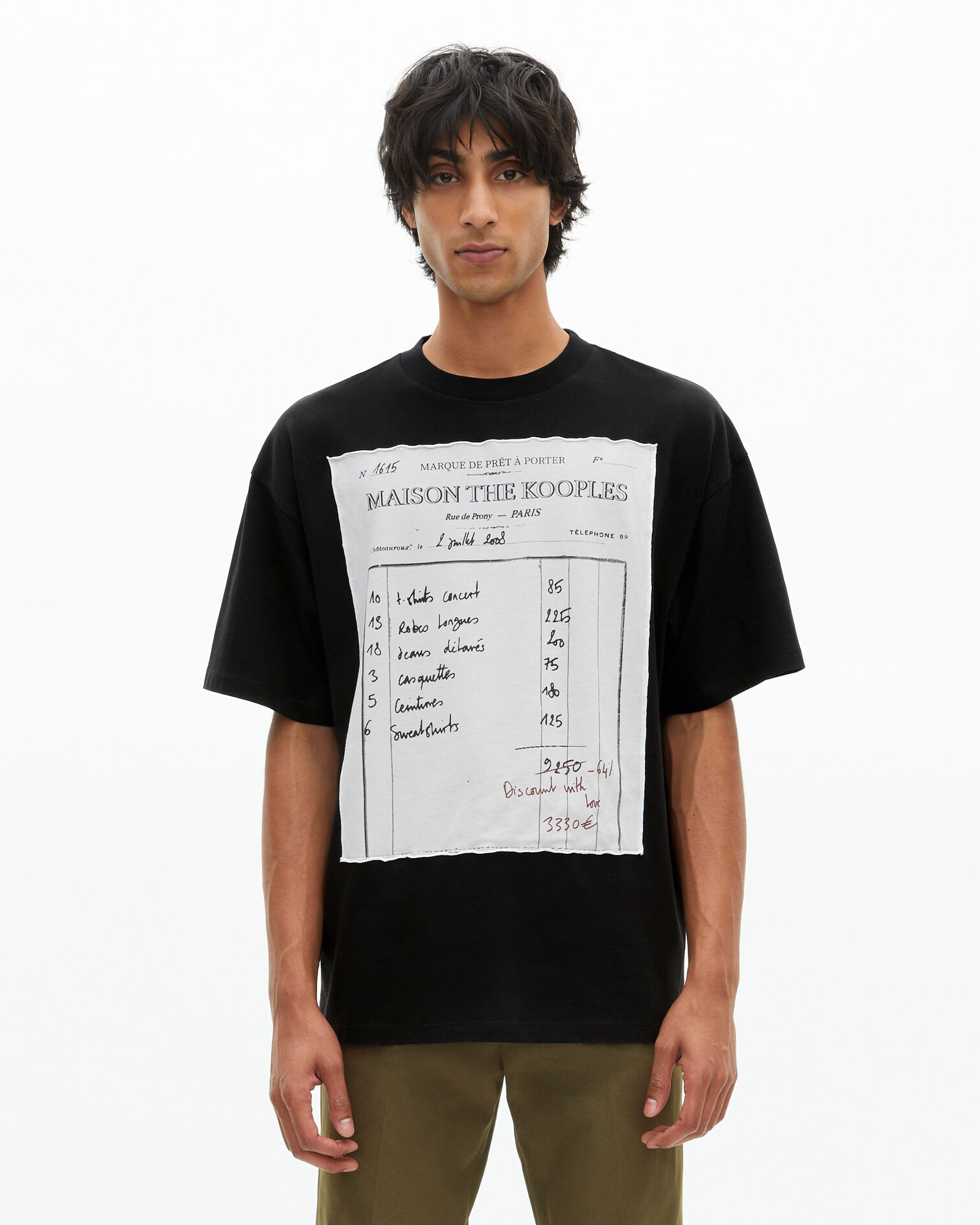 Loose T-Shirt schwarz, BLACK WASHED, hi-res image number null