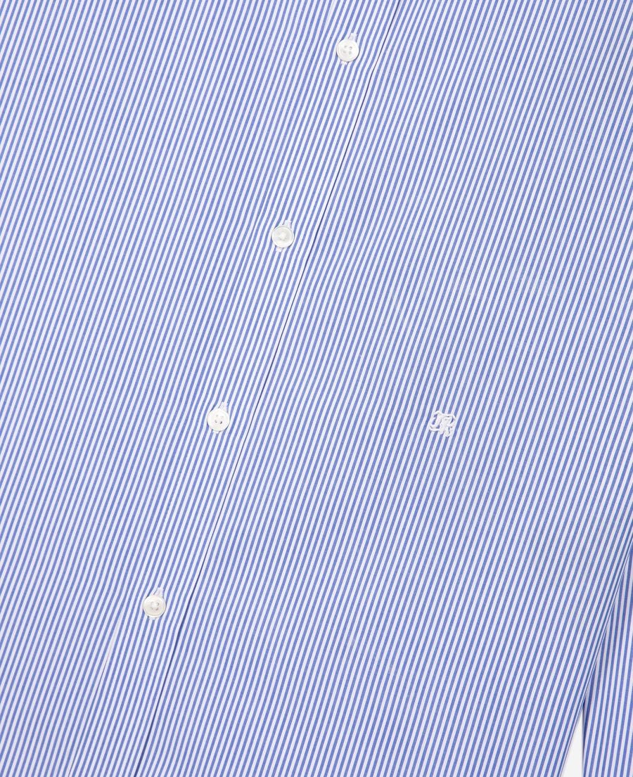 The Kooples HOMME BLUE WHITE chemise &agrave; rayures blanche et bleue