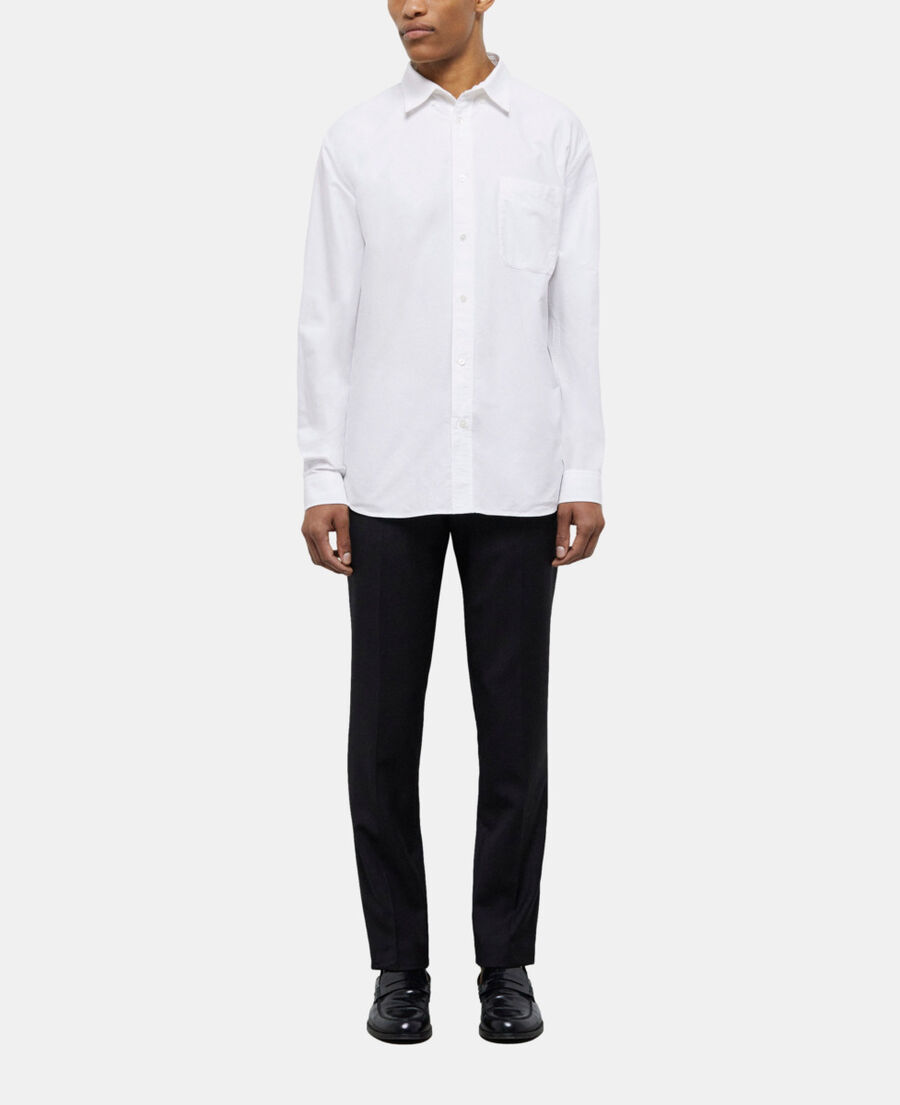 The Kooples HERREN WHITE weißes baumwollhemd