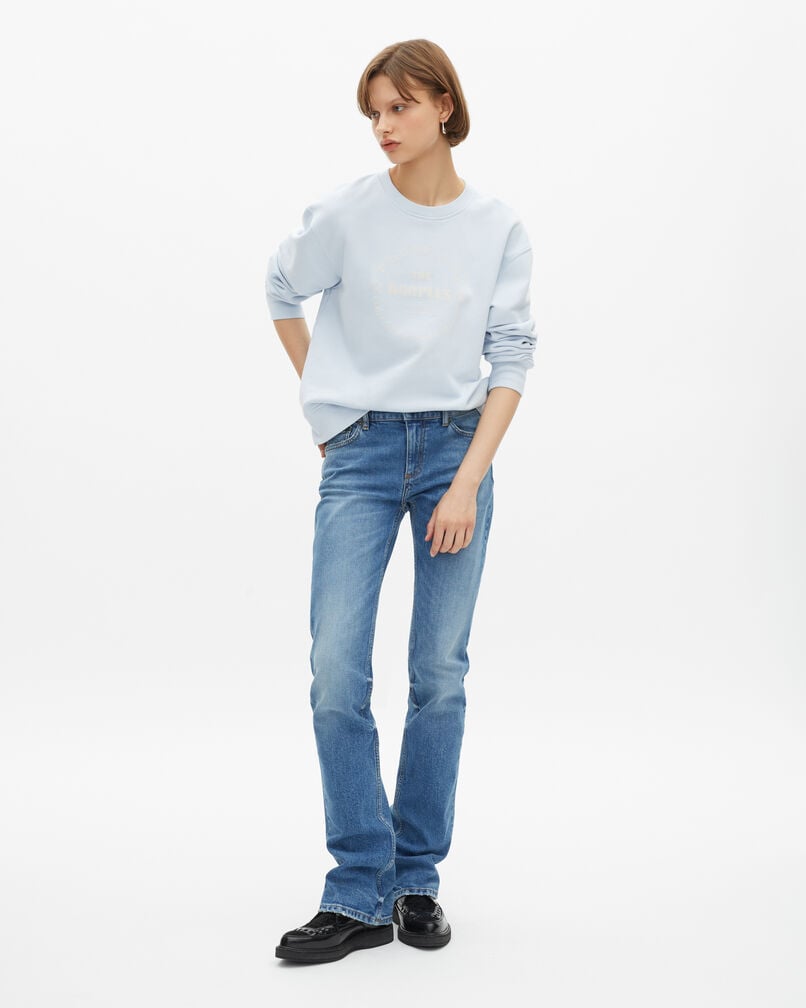 The Kooples MUJER BABY BLUE vaqueros largos slim, azul claro