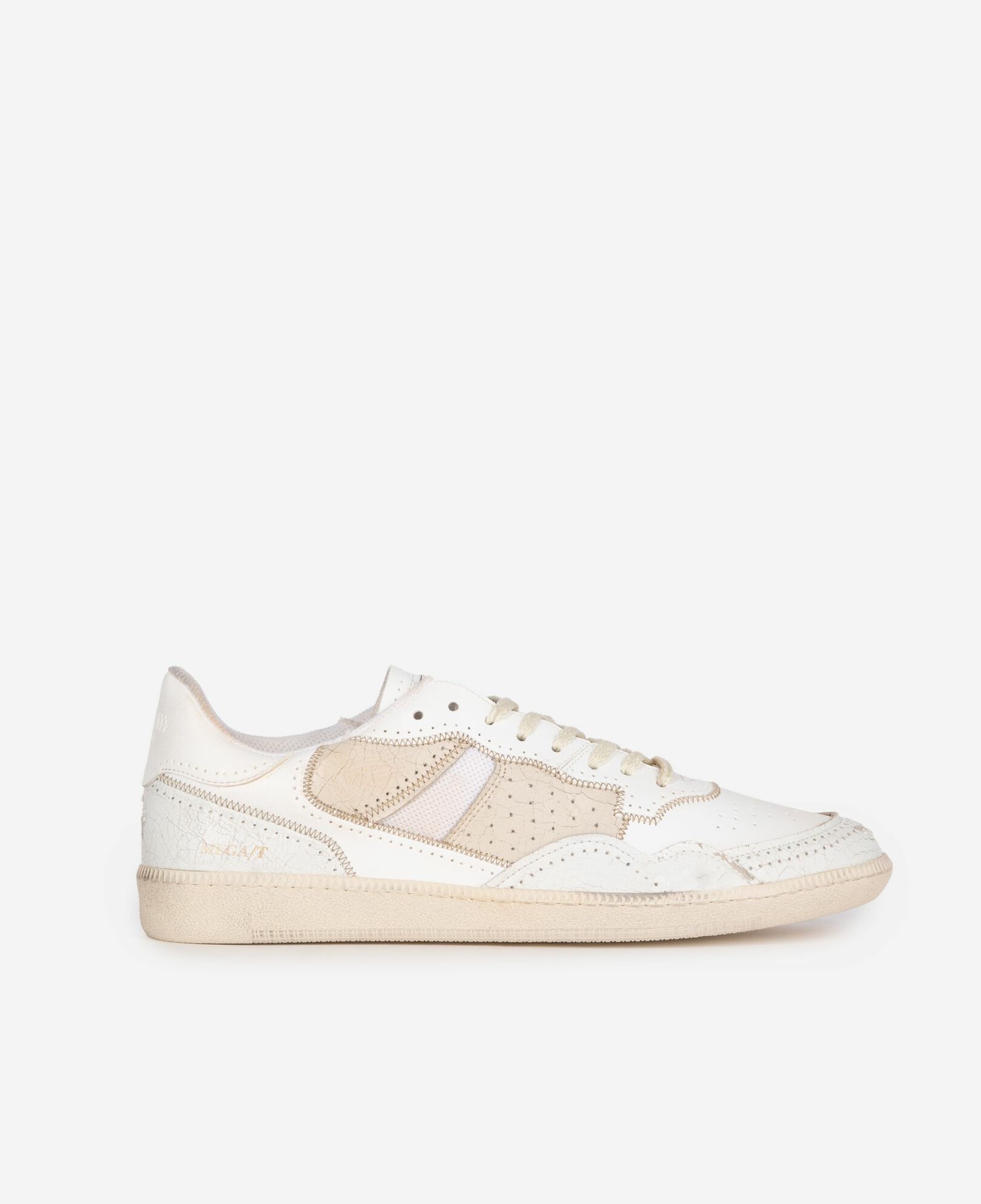 The Kooples HERREN ECRU die ecrufarbenen low-top-sneaker von kooples x hidn-ander