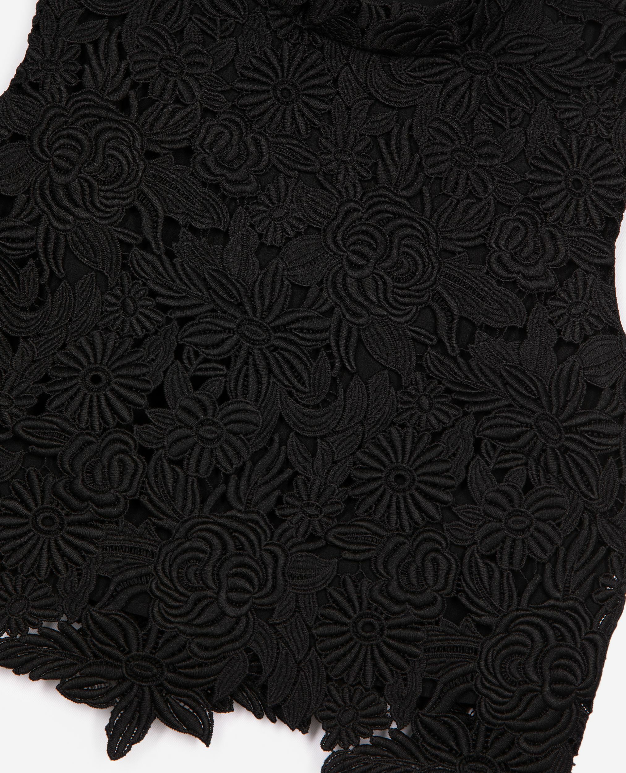 Top court en dentelle noir, BLACK, hi-res image number null