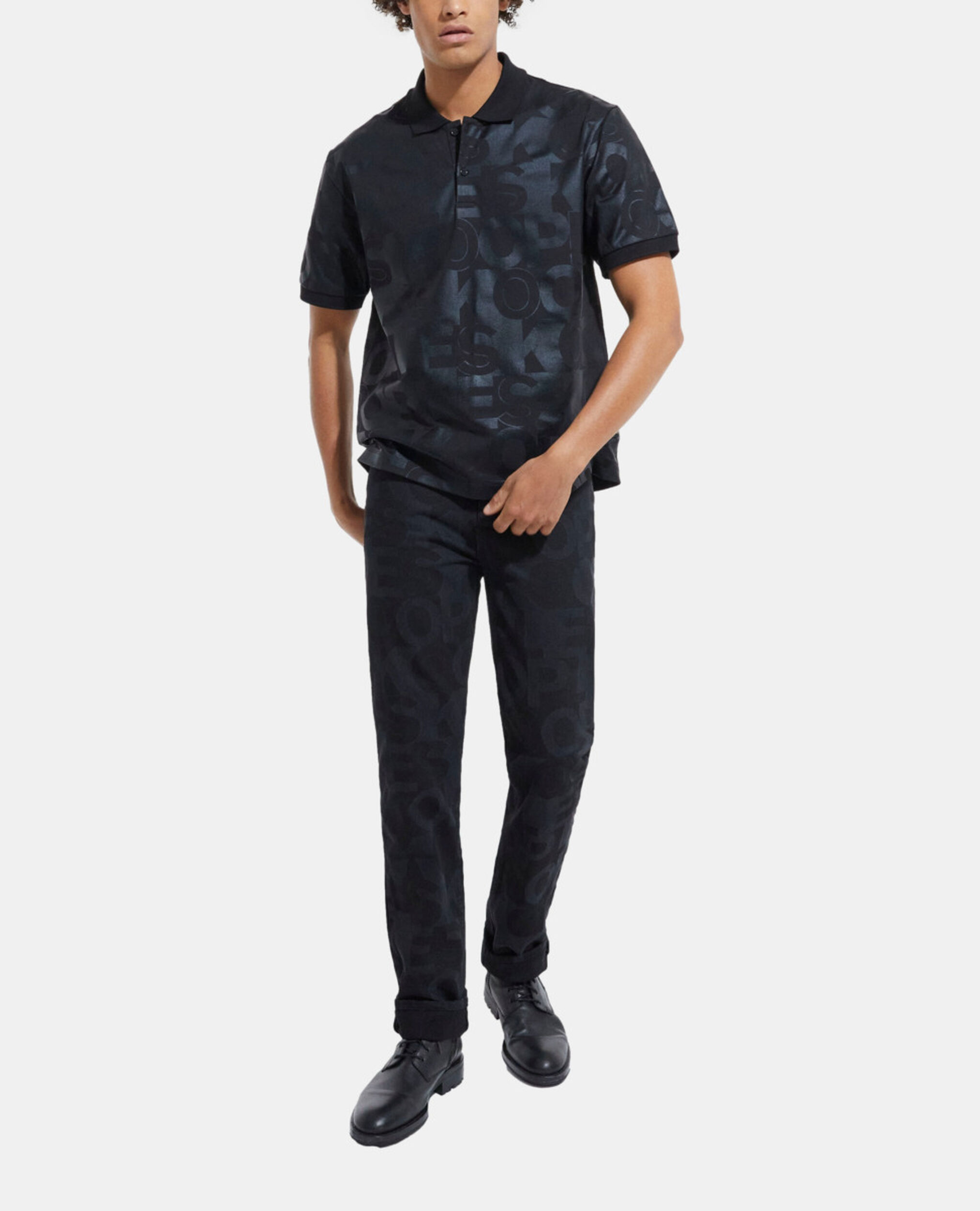 The Kooples logo polo, BLACK, hi-res image number null
