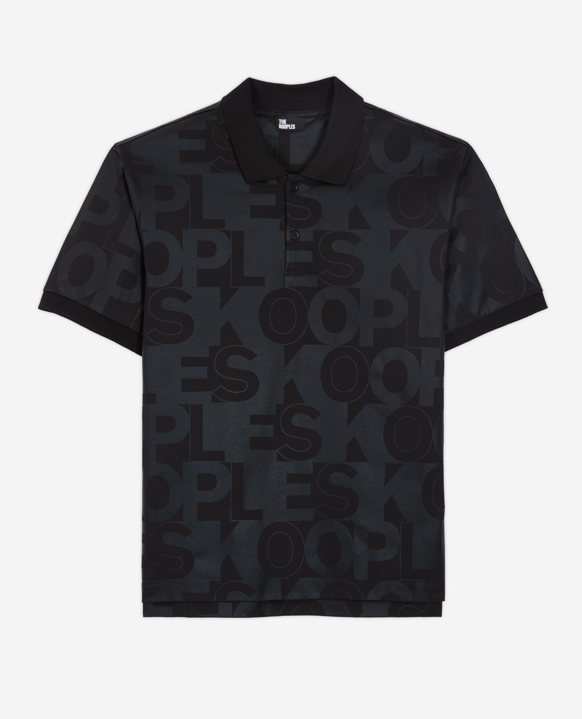 Poloshirt mit The Kooples Logo, BLACK, hi-res image number null
