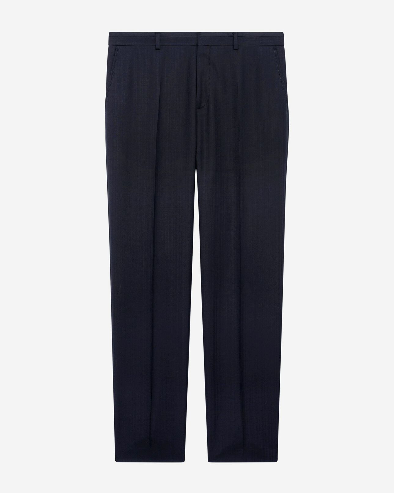 The Kooples H DARK NAVY slim-fit suit pants in navy wool