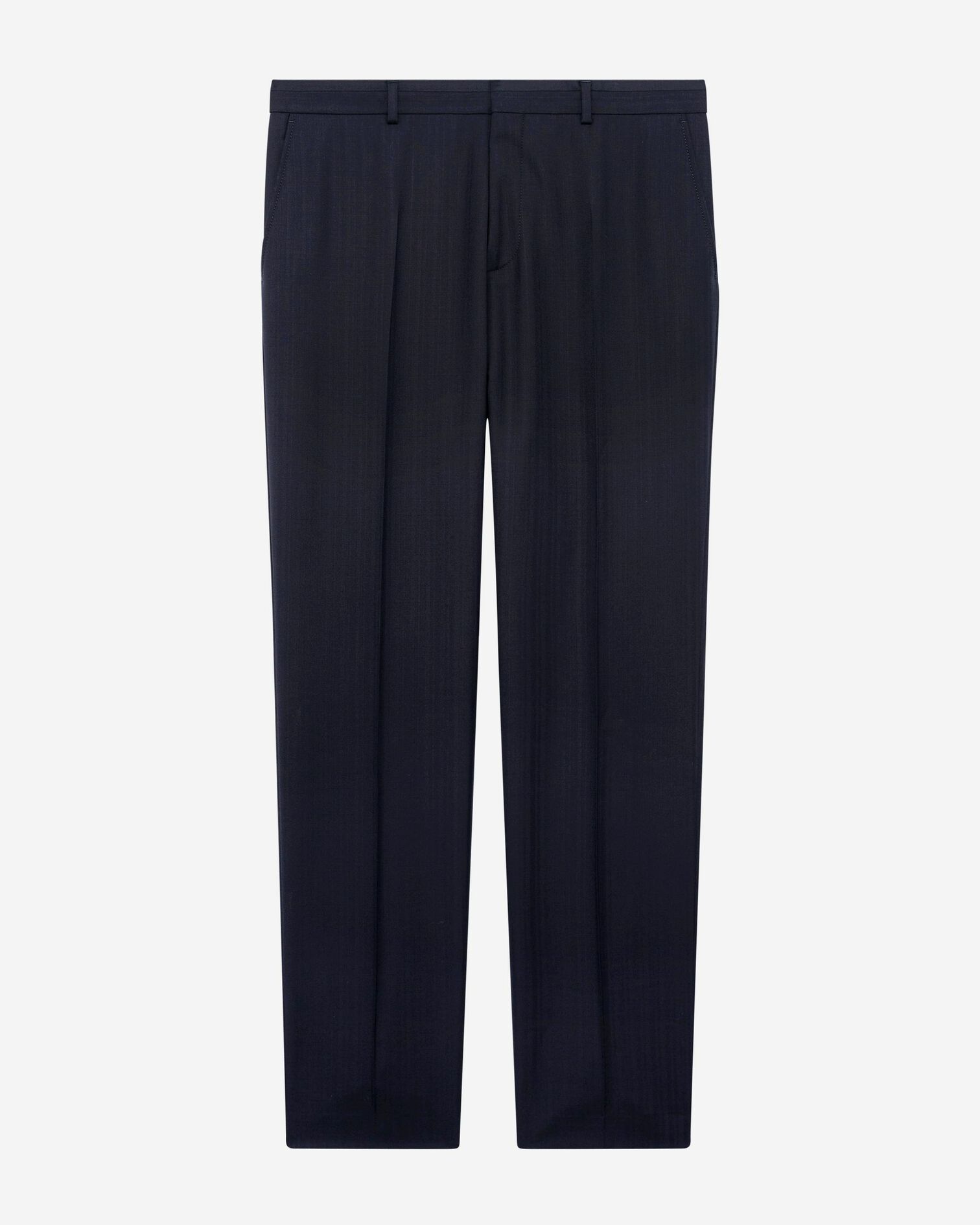 Slim-fit suit pants in navy wool, DARK NAVY, hi-res image number null