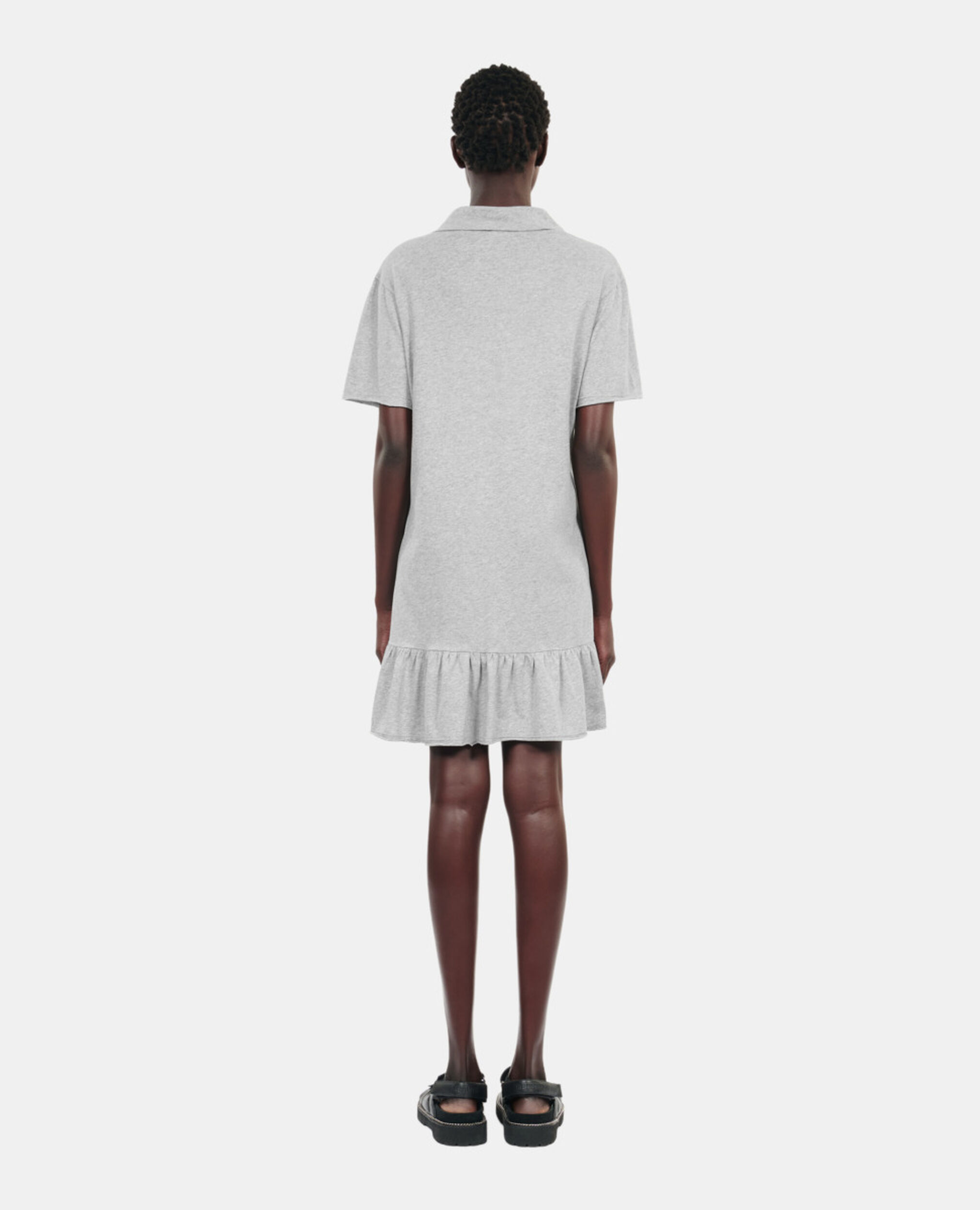 Grey Eternal life tour serigraphy t-shirt dress, STONE GREY, hi-res image number null