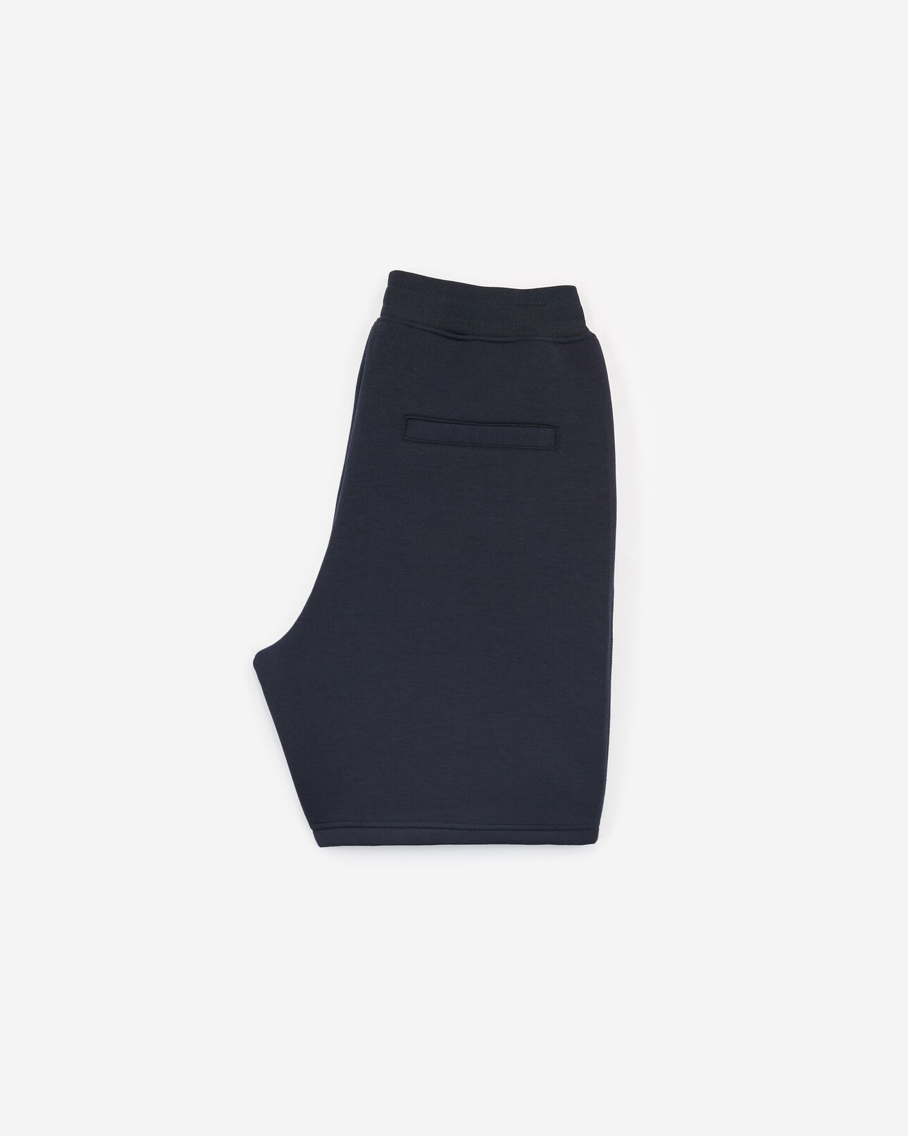 The Kooples MEN NAVY neoprene navy blue shorts with double zip