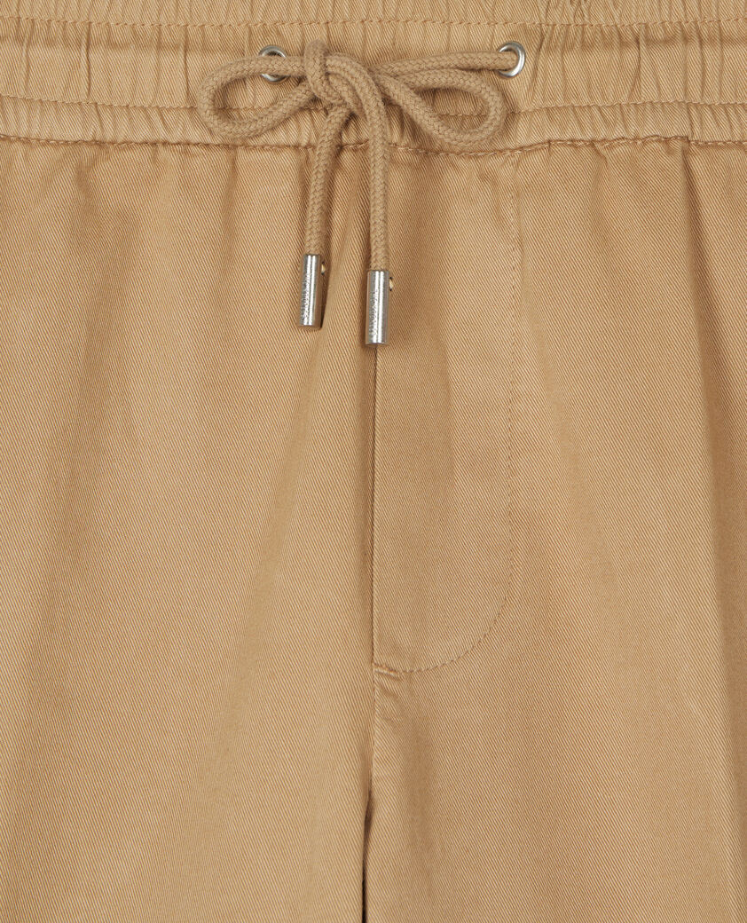 The Kooples HERREN CAMEL camelfarbene hose aus baumwolle