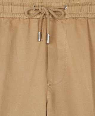 The Kooples HERREN CAMEL camelfarbene hose aus baumwolle