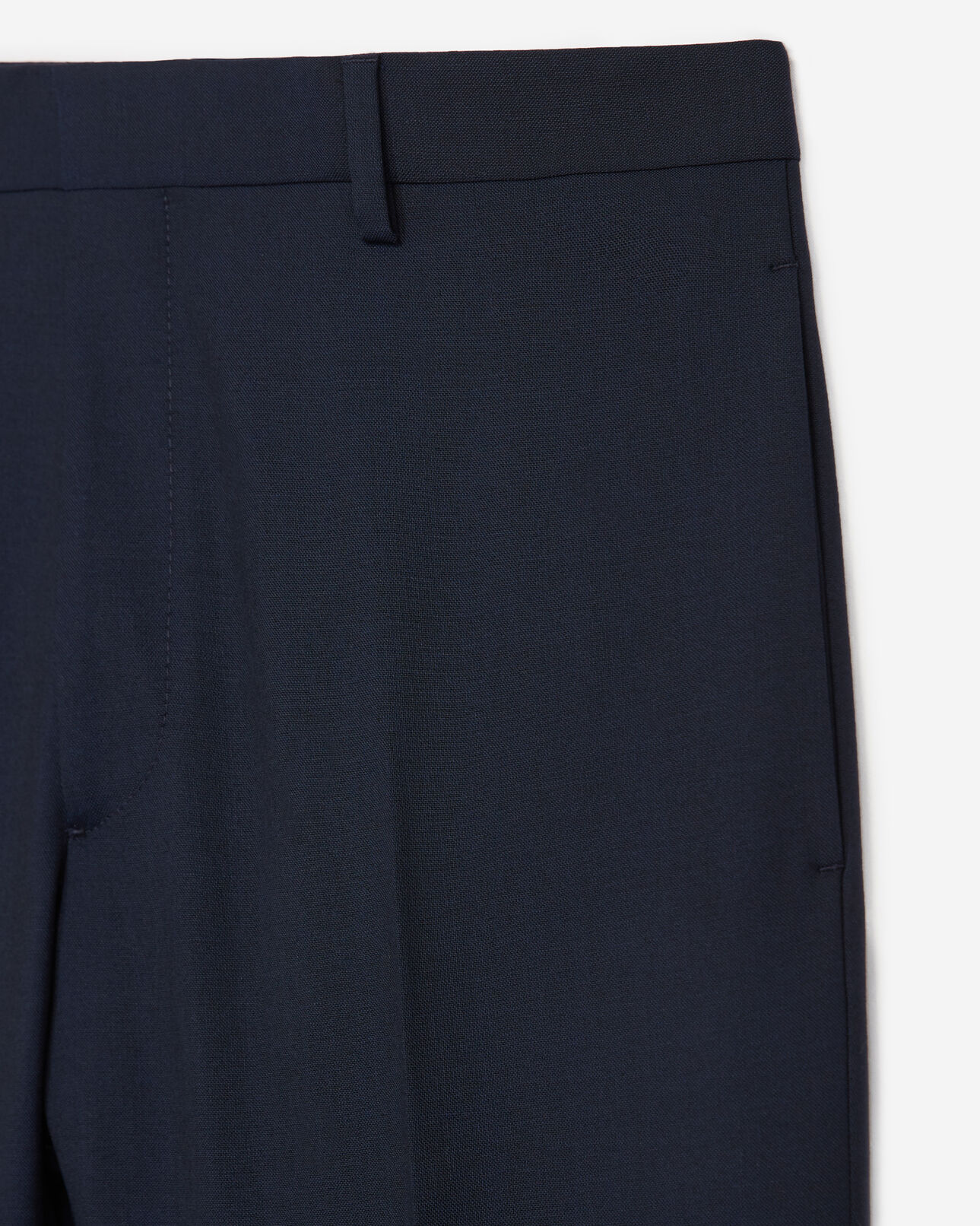 The Kooples HOMME DARK NAVY pantalon costume laine slim bleu marine