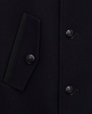 The Kooples HOMME DARK NAVY caban bleu marine en laine mélangée