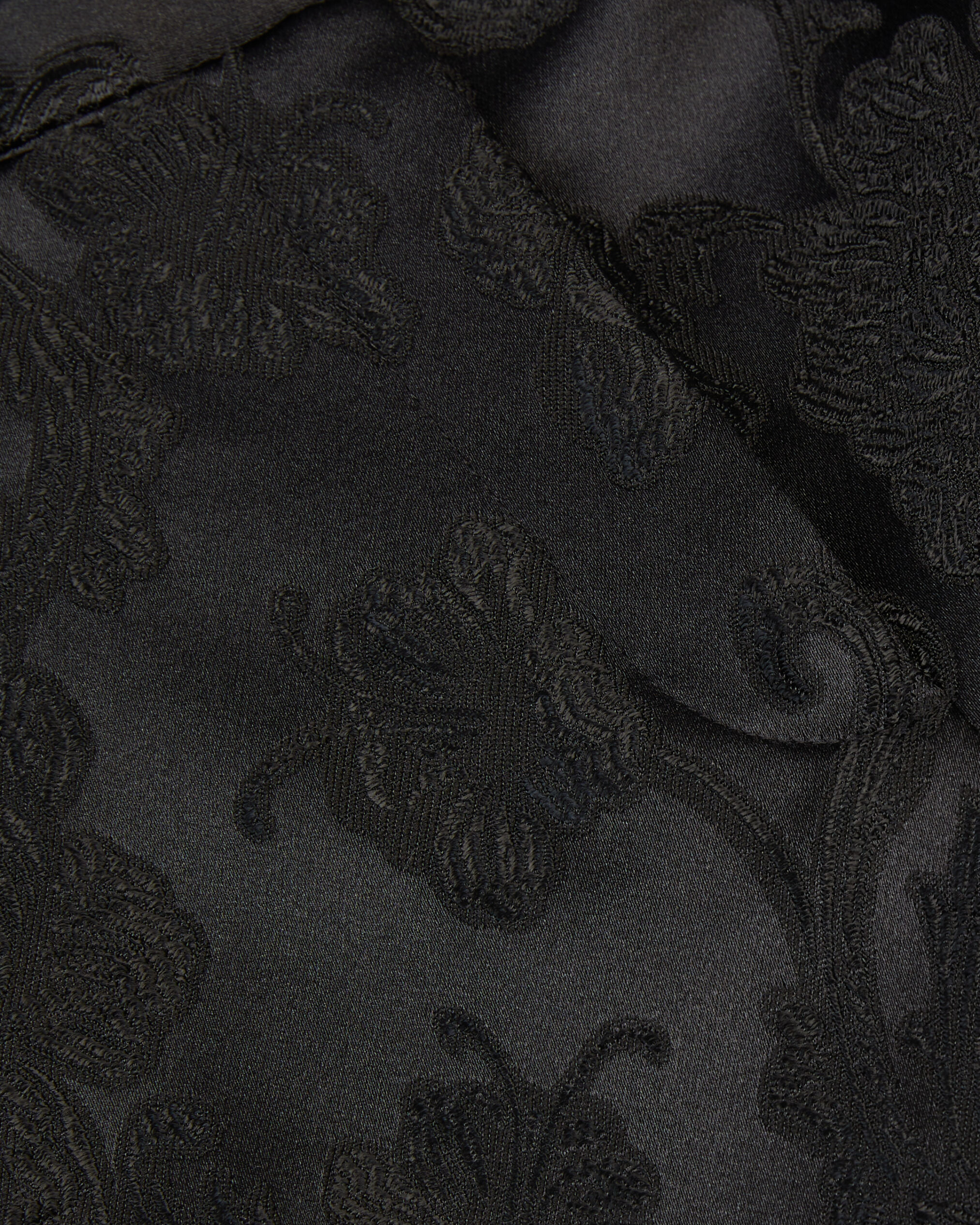 Pantalon hotsell noir fleuri
