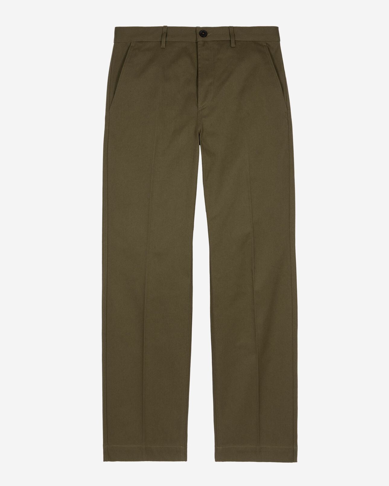 The Kooples MEN KAKI straight-leg khaki pants