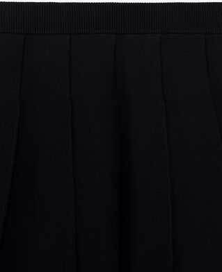 The Kooples F NAVY short black mesh skirt