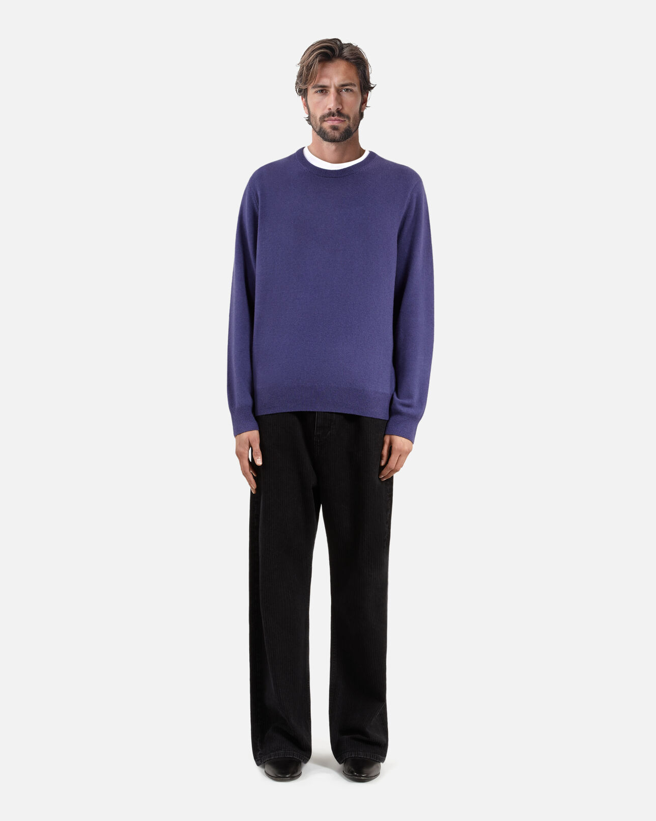 The Kooples HOMME BLUE ATLANTIQUE pull en cachemire bleu