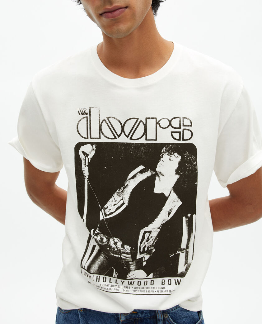 The Kooples UNISEX ECRU gemischtes t-shirt the doors x the kooples ecru