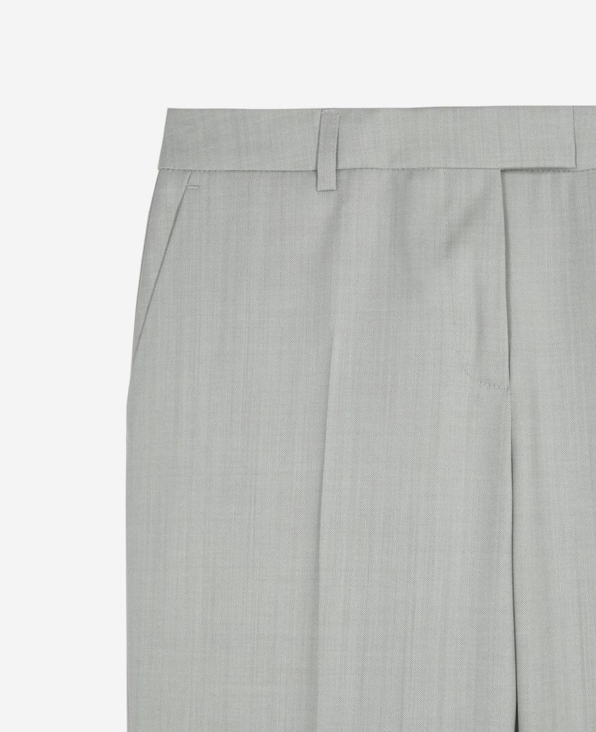 The Kooples MUJER BEIGE pantalón sastre gris
