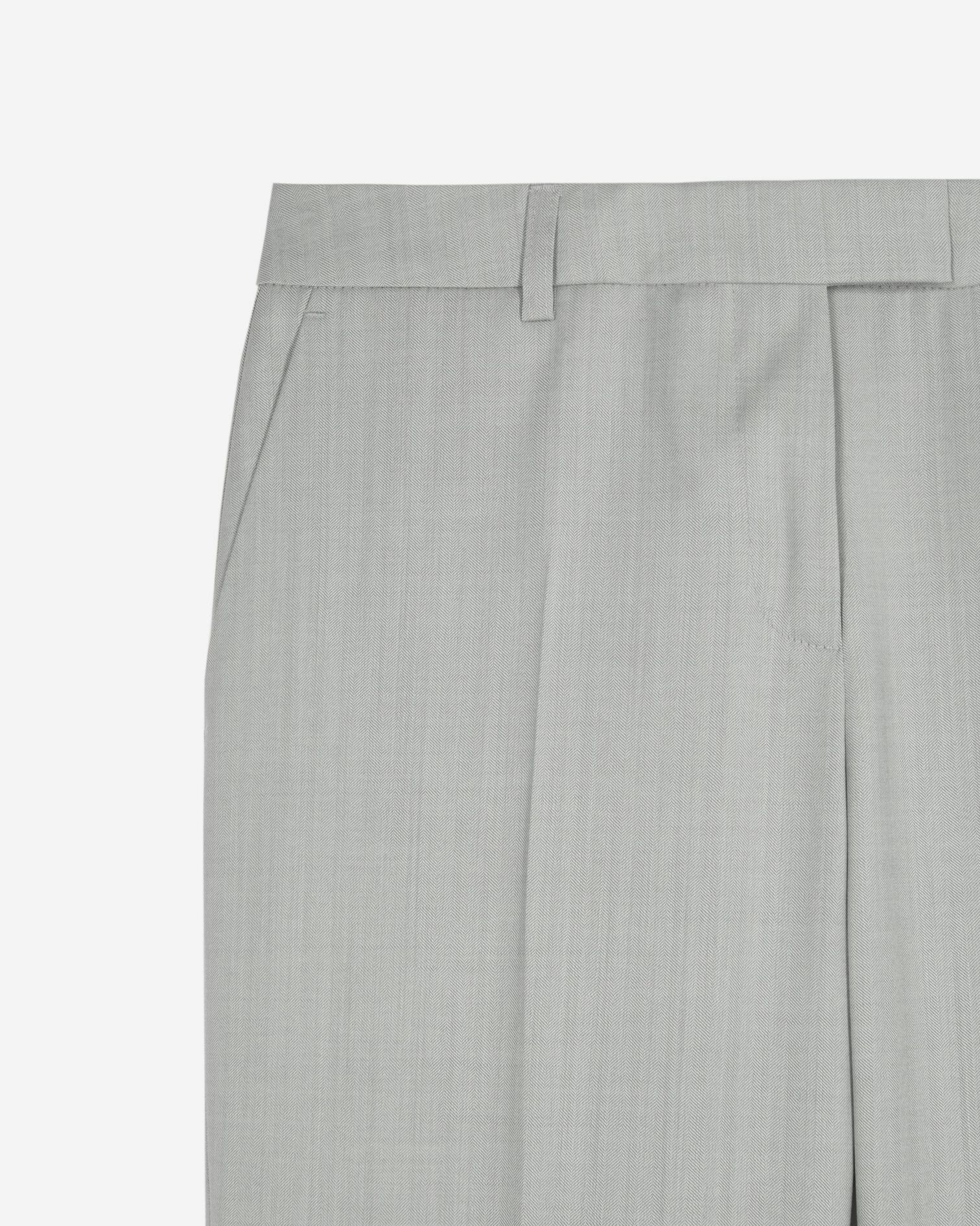 Pantalon tailleur ajusté gris clair, BEIGE, hi-res image number null