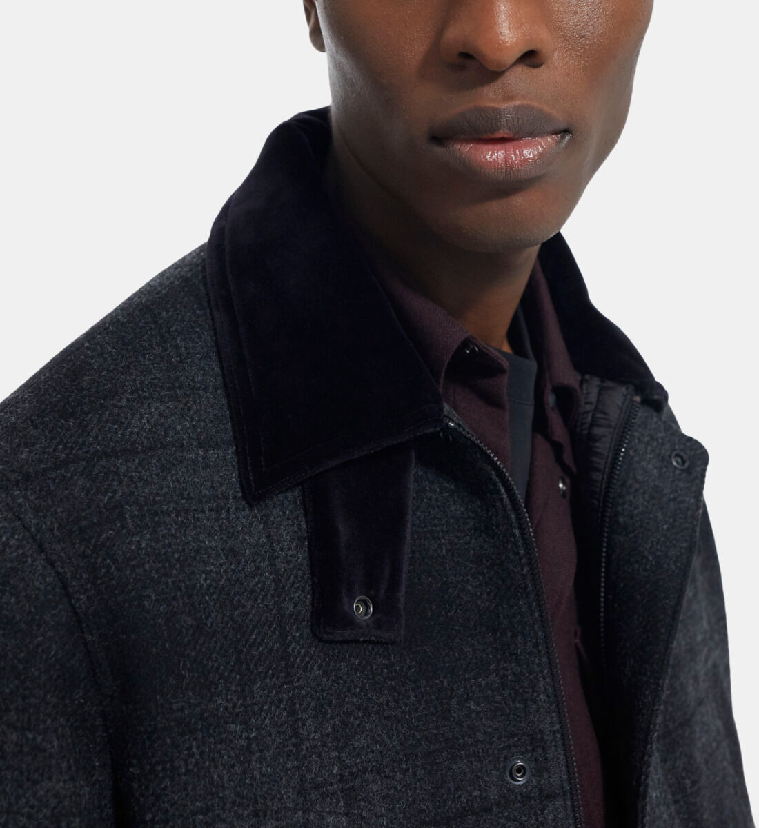 Blouson a carreaux sales
