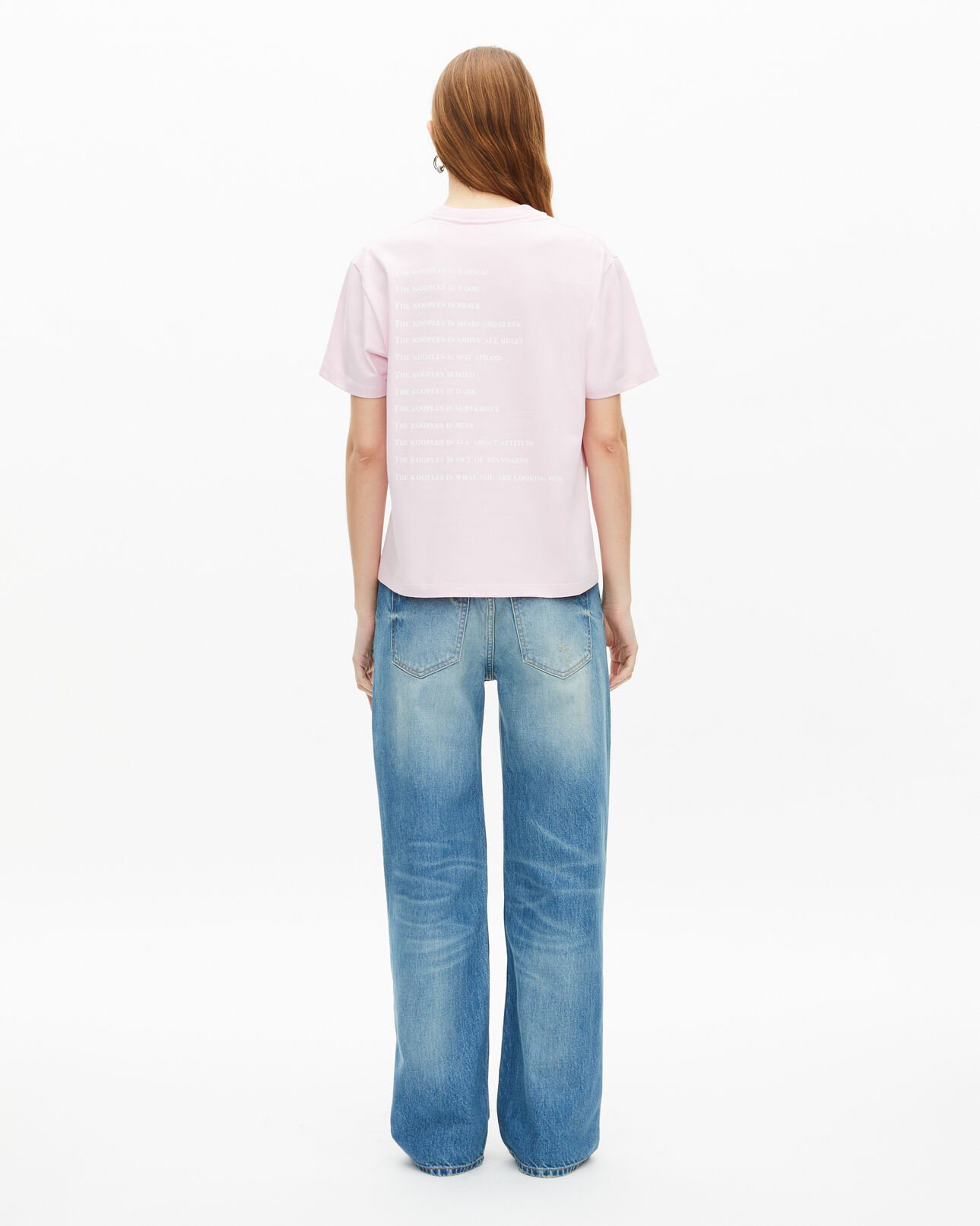The Kooples MUJER PALE PINK camiseta what is rosa