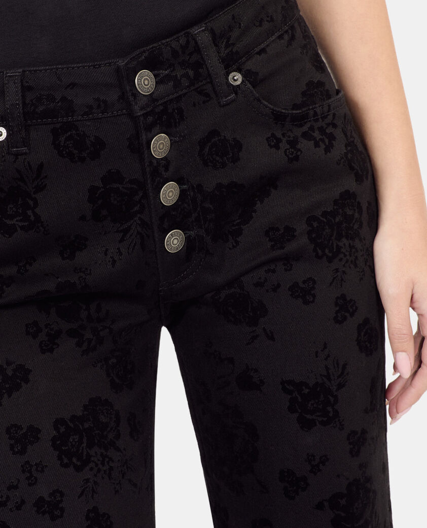 The Kooples WOMEN BLACK black flare jeans