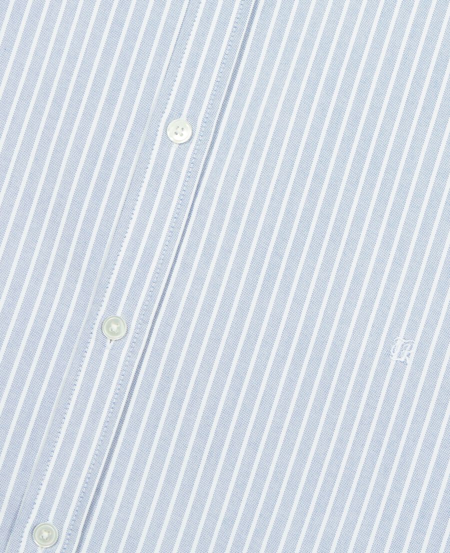 The Kooples WOMEN BLUE blue striped cotton shirt