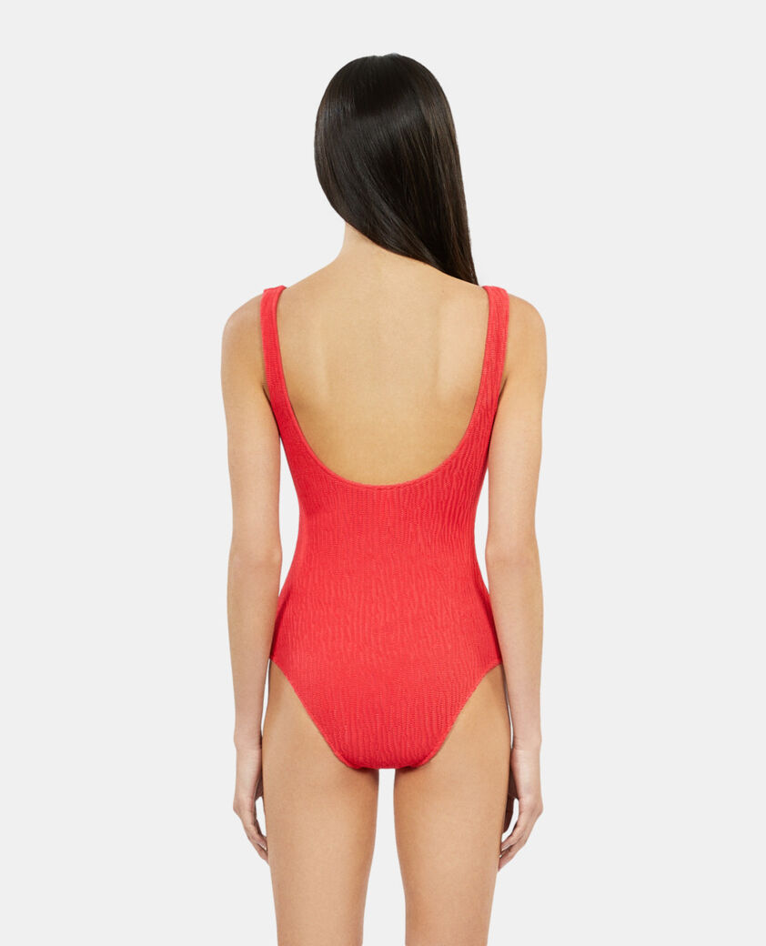 The Kooples WOMEN RED the kooples x luz one-piece swimsuit with red straps