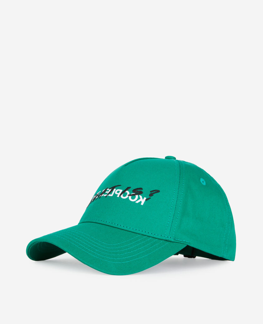 The Kooples UNISEX FOREST grüne kappe mit „what is“- schriftzug