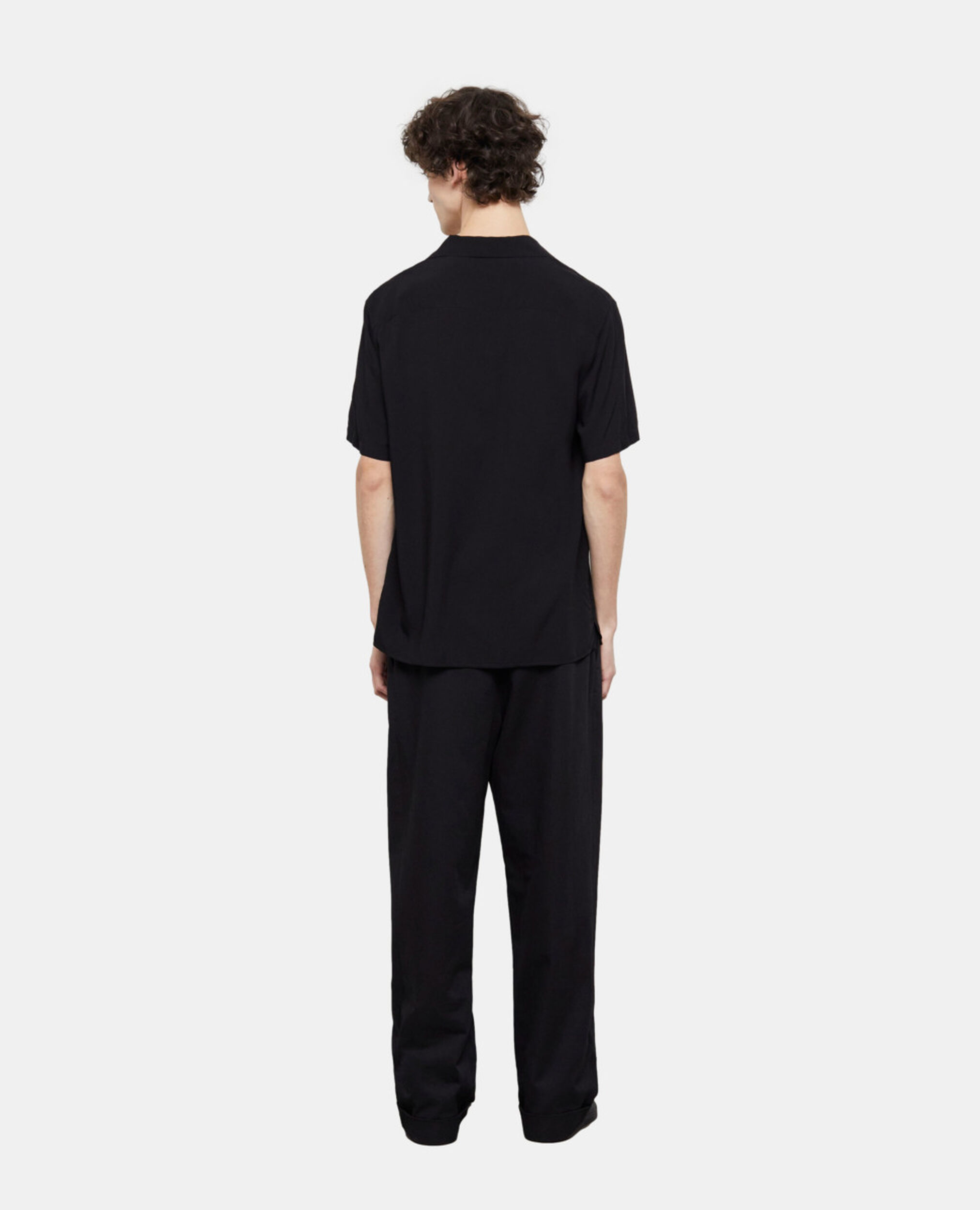 Lässiges, schwarzes Hemd, BLACK, hi-res image number null