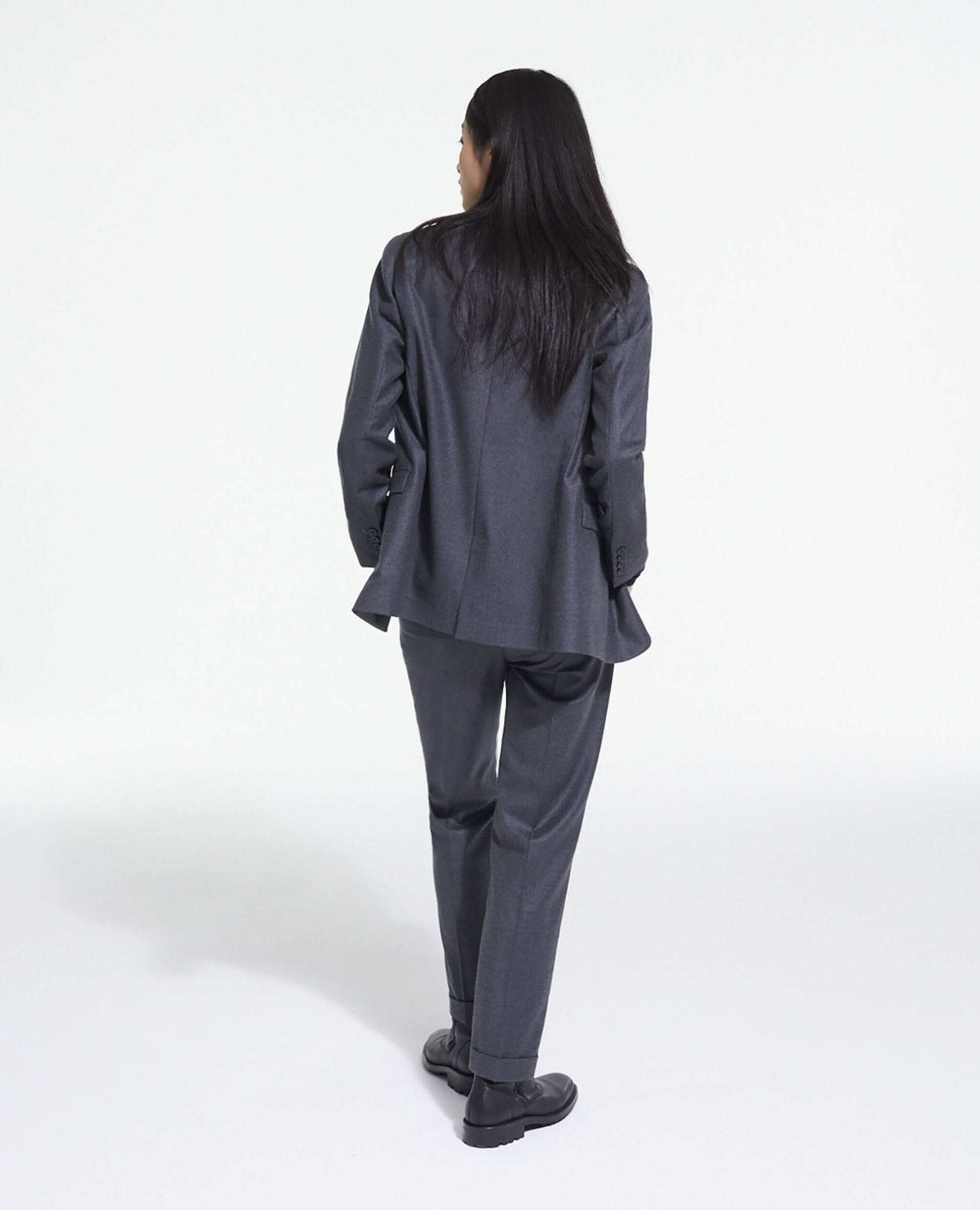Graue Anzughose aus Wolle, GREY, hi-res image number null