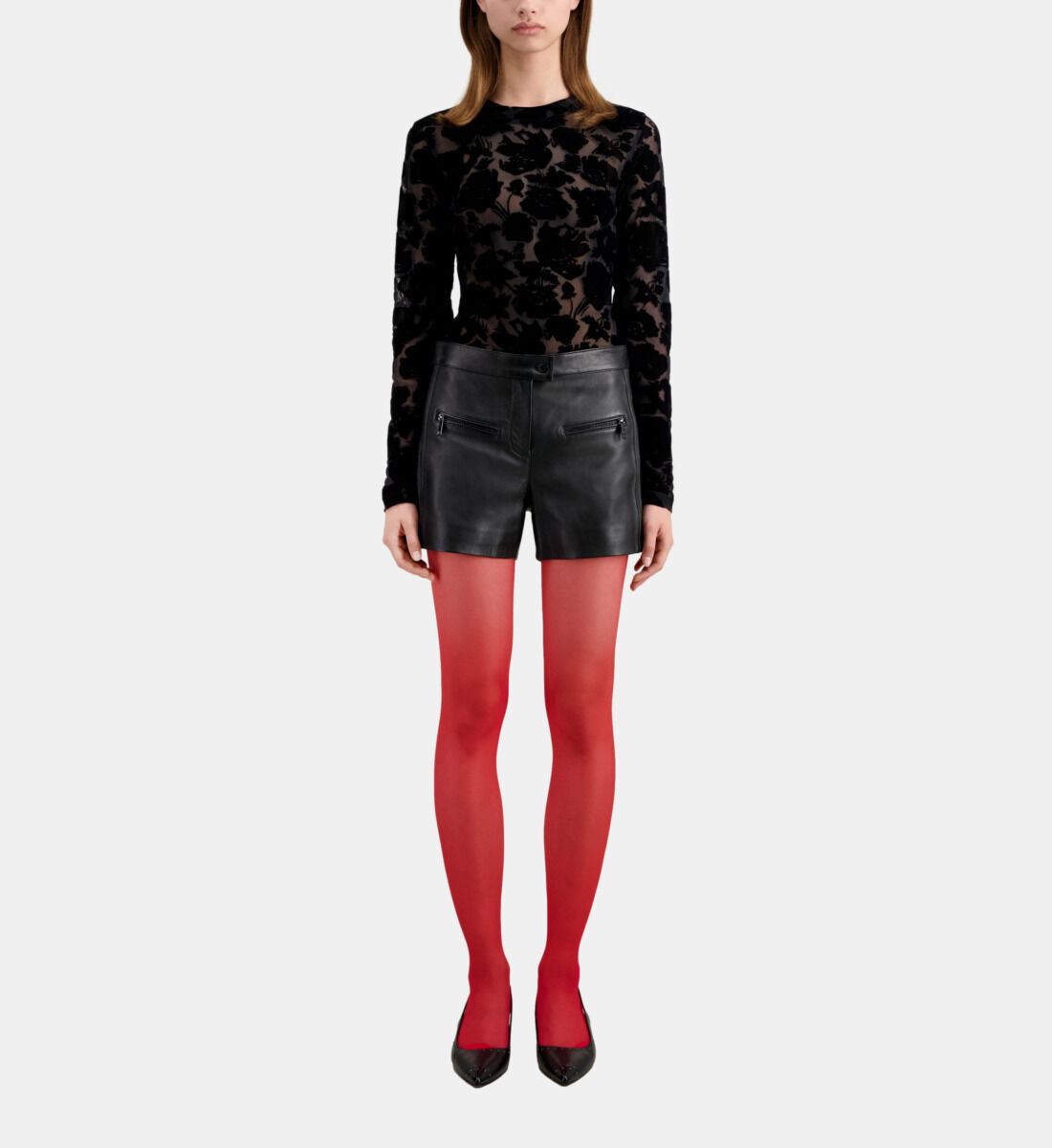 The kooples leather shorts new arrivals