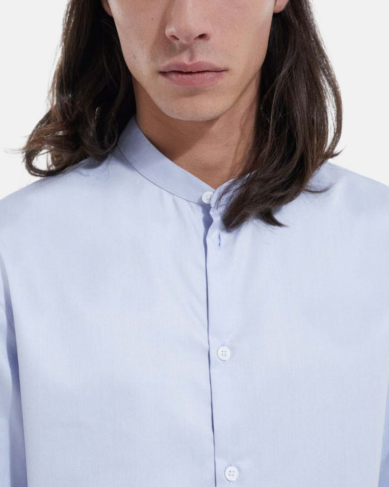 The Kooples H SKY light blue shirt 