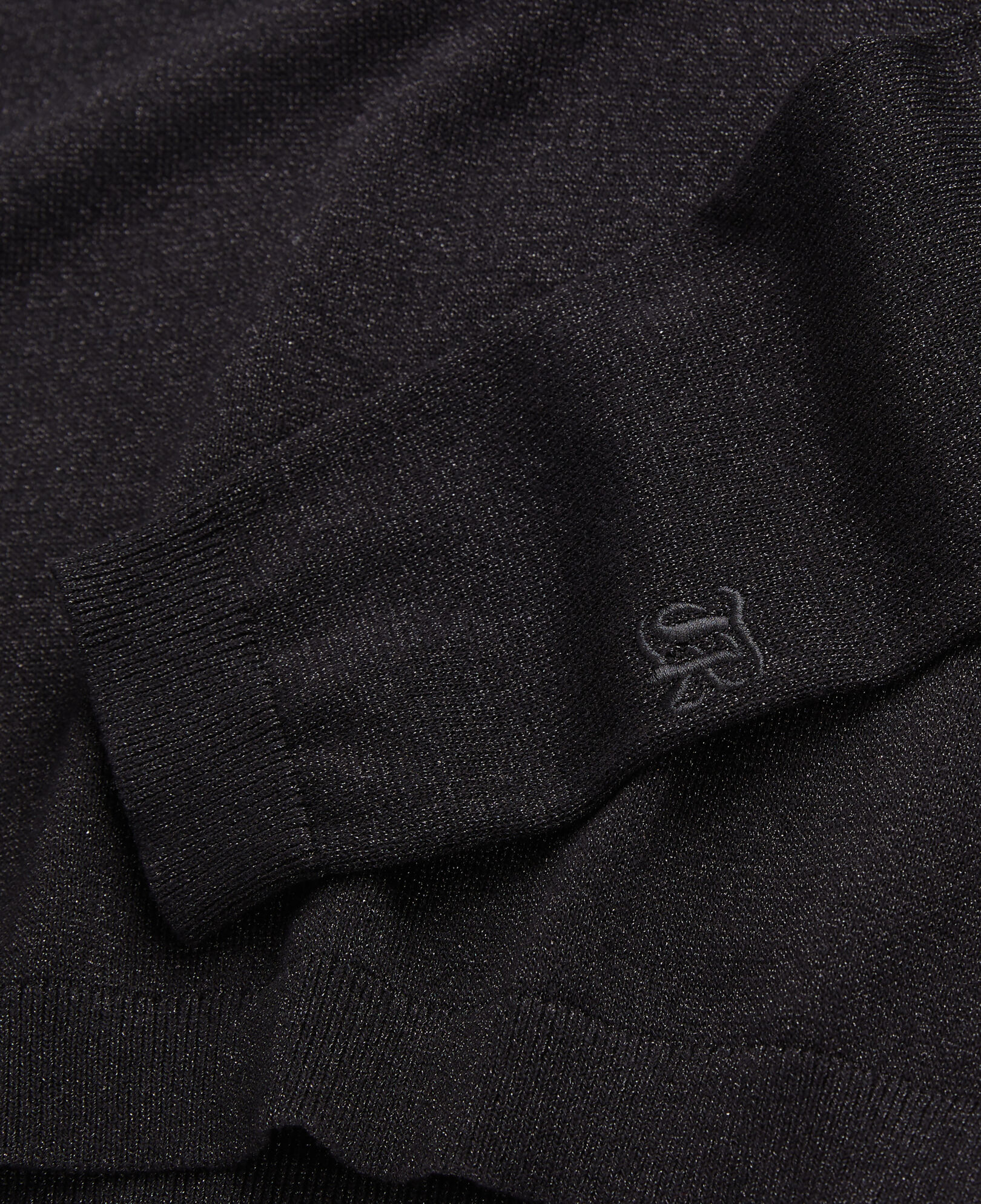 The Kooples WOMEN BLACK black glitter effect sweater