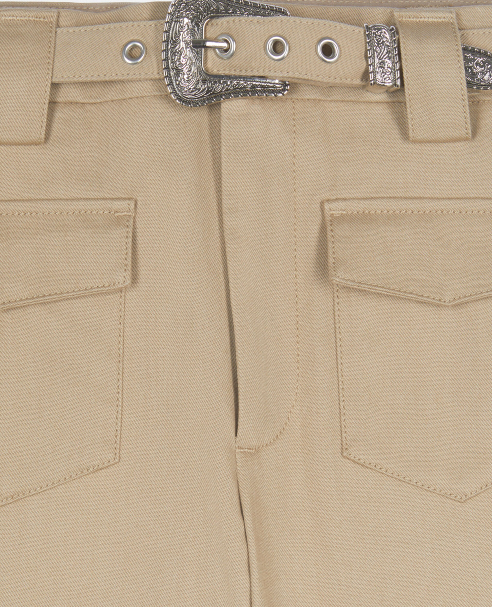 Pantalon flare beige, BEIGE, hi-res image number null