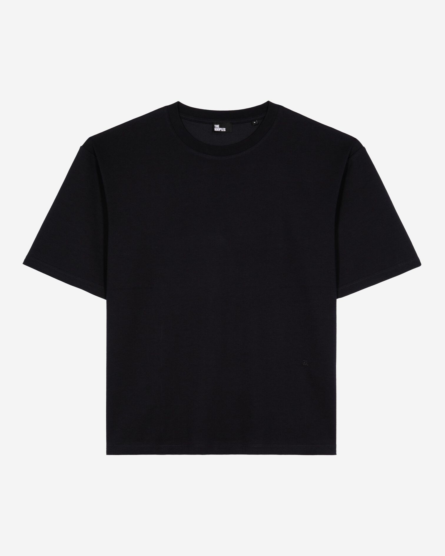 Weites, einfarbiges T-Shirt in Marineblau, NAVY, hi-res image number null