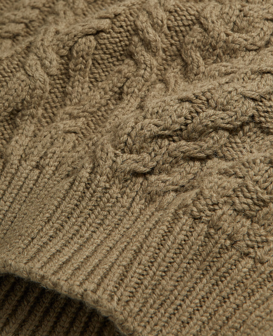 jersey lana caqui