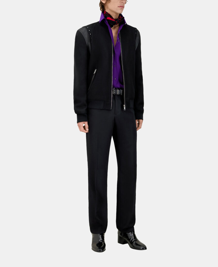 The Kooples H BLACK black jacket with studs