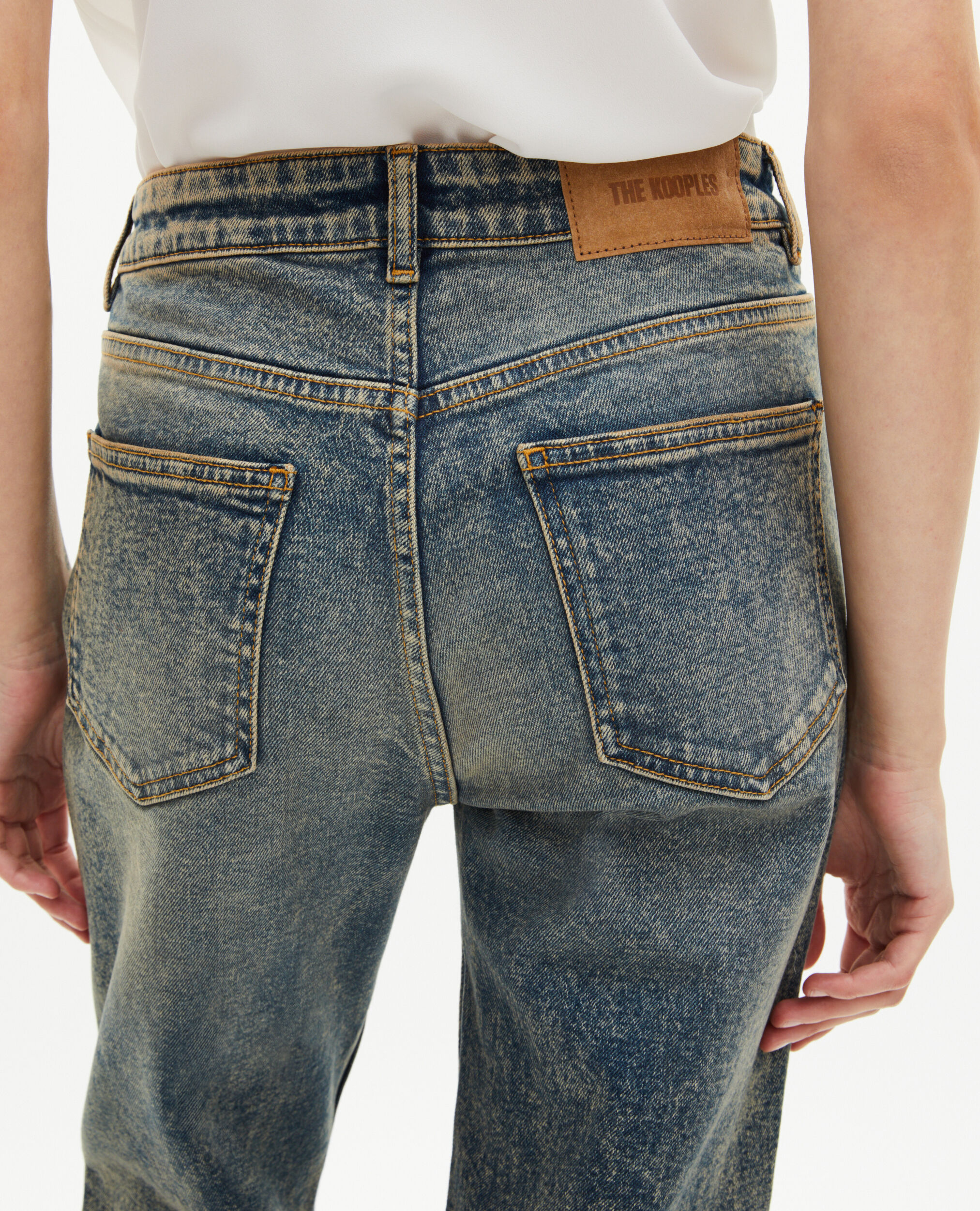 Jean bootcut bleu, BLUE, hi-res image number null