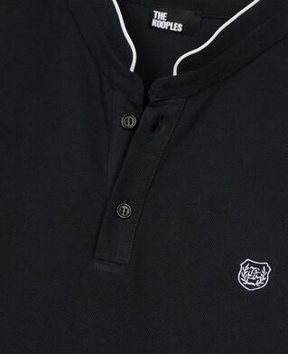 The Kooples HOMME NAVY polo en coton piqué bleu marine