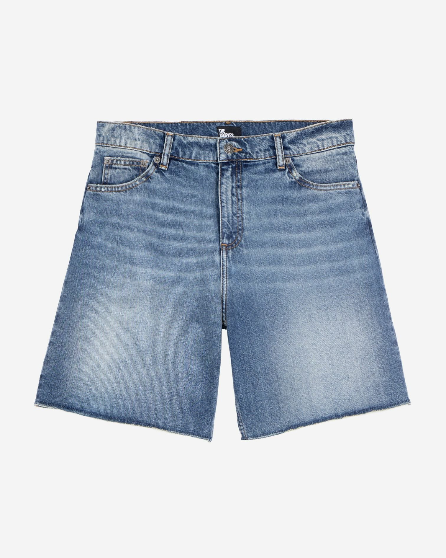 Bermuda en denim bleu, BABY BLUE, hi-res image number null