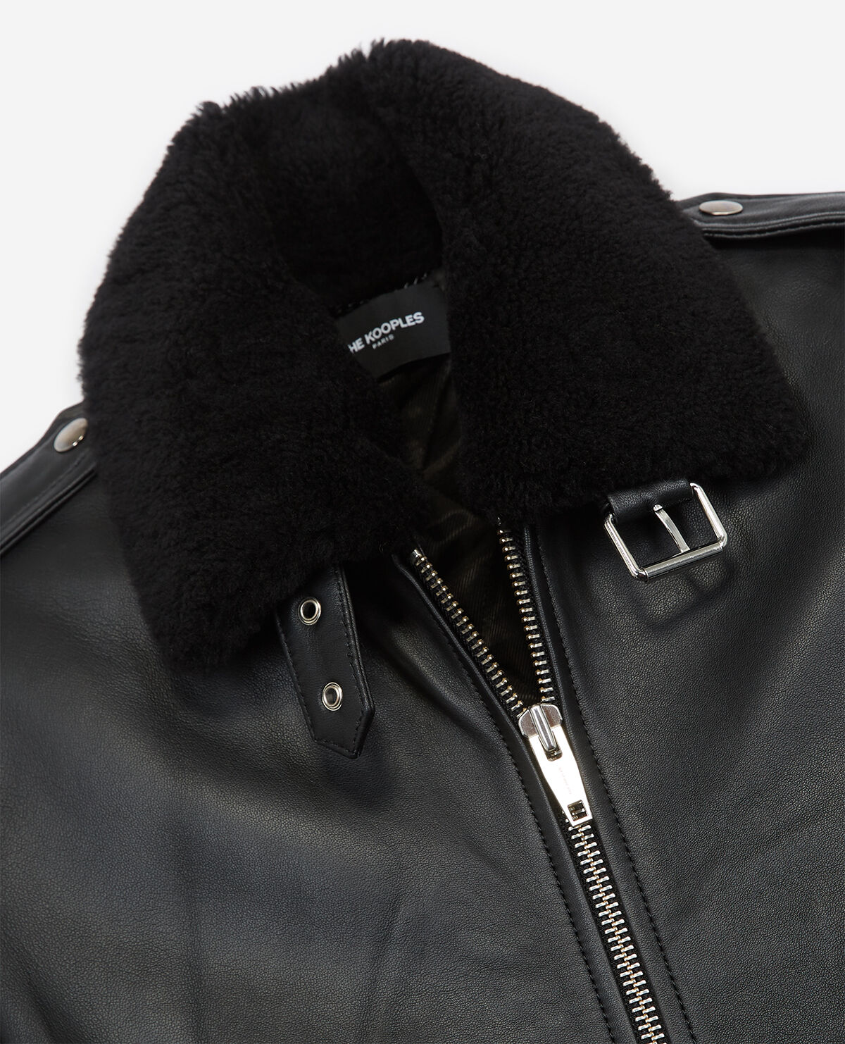 Veste cuir store homme the kooples