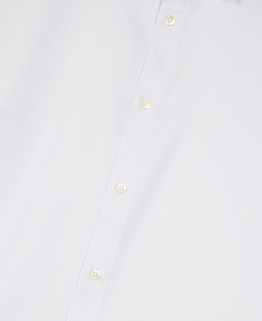 The Kooples H BABY BLUE italian collar shirt, blue