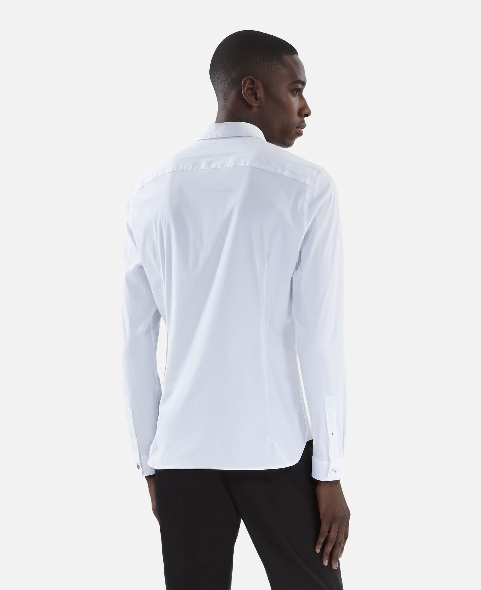 The Kooples MEN WHITE formal white poplin shirt