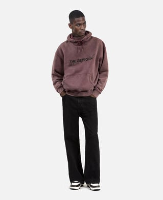 The Kooples HOMME FIGUE sweatshirt à capuche what is bordeaux